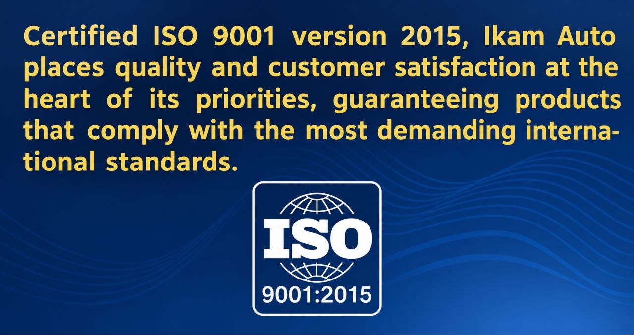 Certifiée ISO 9001 version 2015, Ikam Auto place la qualité et la satisfaction client au cœur de ses priorités.